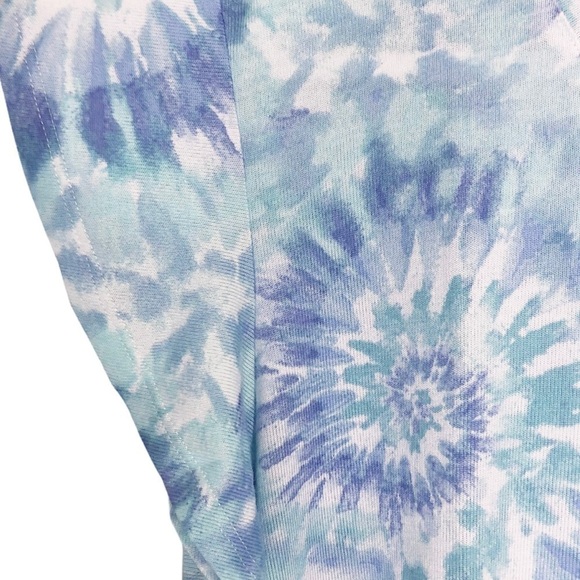 New Koolaburra by UGG Oversized Ruffle Tie Dye Top New - Picture 7 of 12